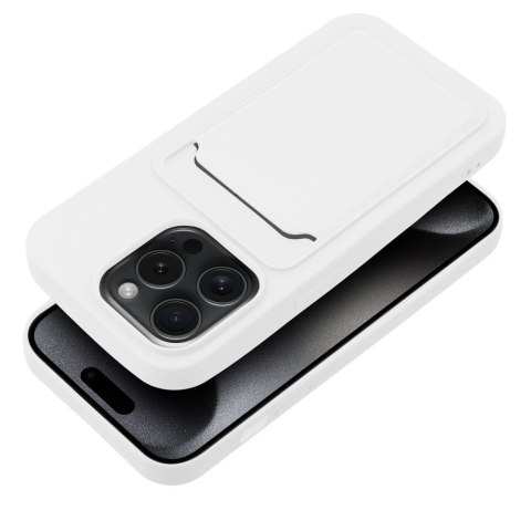 Etui CARD CASE do iPhone 15 Pro biały