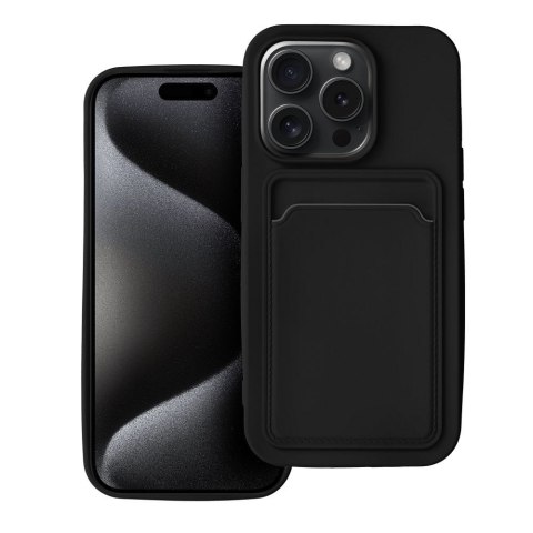 Etui CARD CASE do iPhone 15 Pro czarny