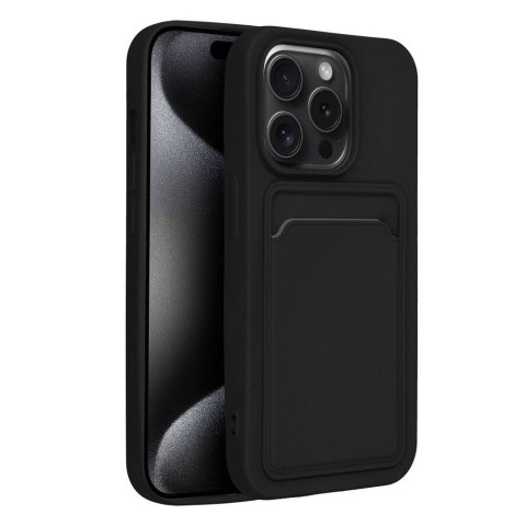 Etui CARD CASE do iPhone 15 Pro czarny