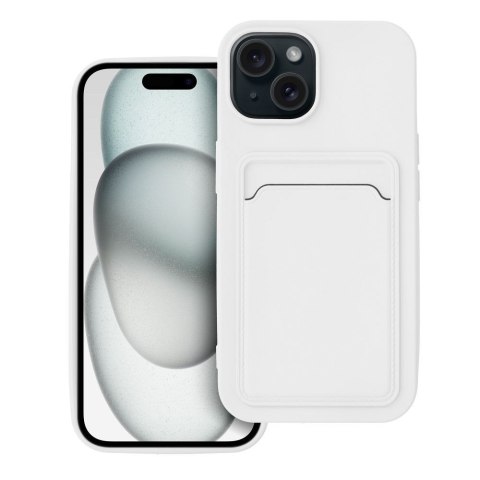 Etui CARD CASE do iPhone 15 biały