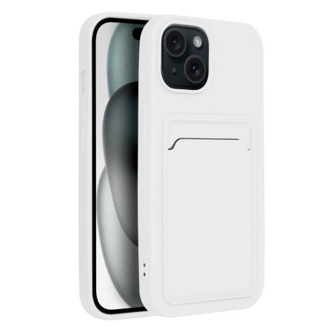 Etui CARD CASE do iPhone 15 biały