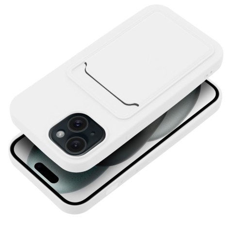 Etui CARD CASE do iPhone 15 biały
