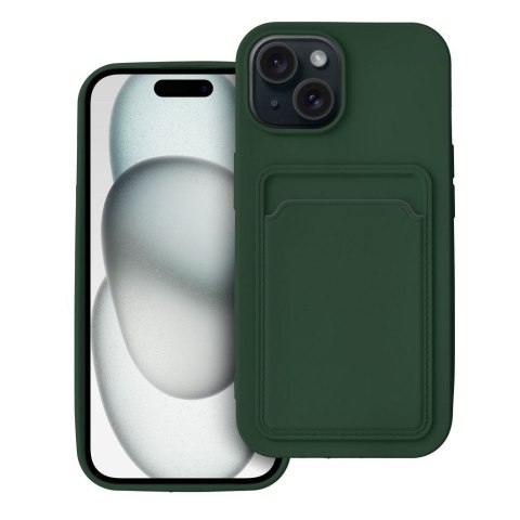 Etui CARD CASE do iPhone 15 zielony