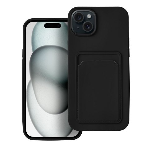 Etui CARD CASE do iPhone 15 Plus czarny