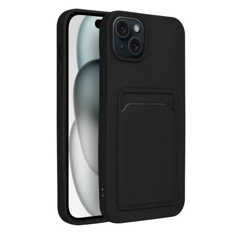 Etui CARD CASE do iPhone 15 Plus czarny