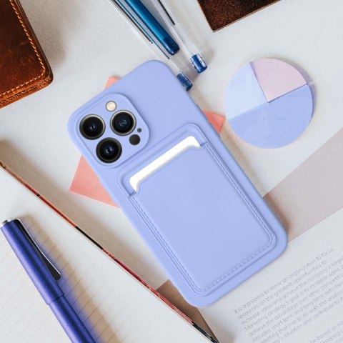 Etui CARD CASE do iPhone 15 fioletowy