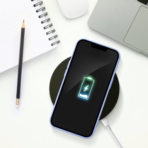 Etui CARD CASE do iPhone 15 fioletowy