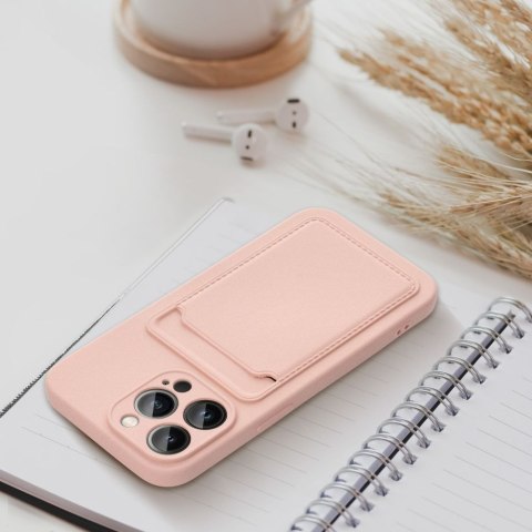 Etui CARD CASE do iPhone 15 różowy