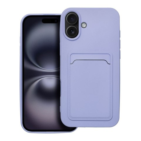 Etui CARD CASE do iPhone 16 Plus fioletowy