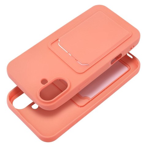 Etui CARD CASE do iPhone 16 Plus różowy