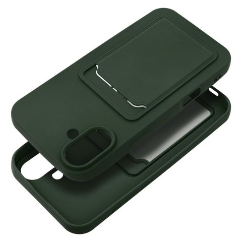 Etui CARD CASE do iPhone 16 Plus zielony