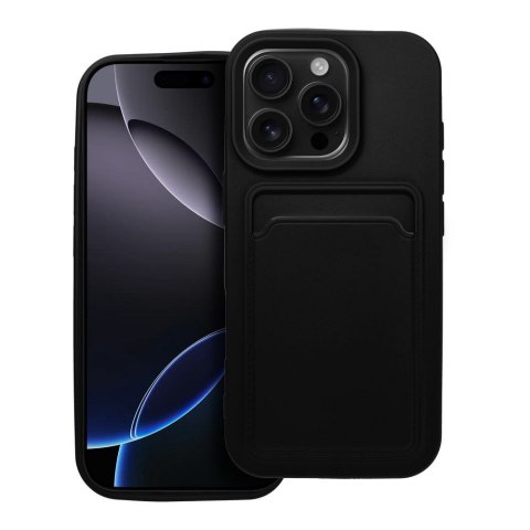 Etui CARD CASE do iPhone 16 Pro czarny