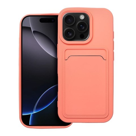 Etui CARD CASE do iPhone 16 Pro różowy