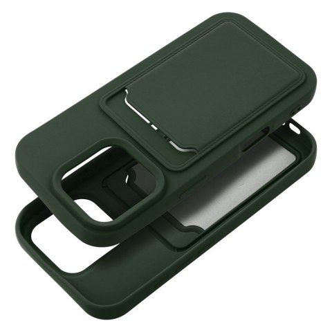 Etui CARD CASE do iPhone 16 Pro zielony