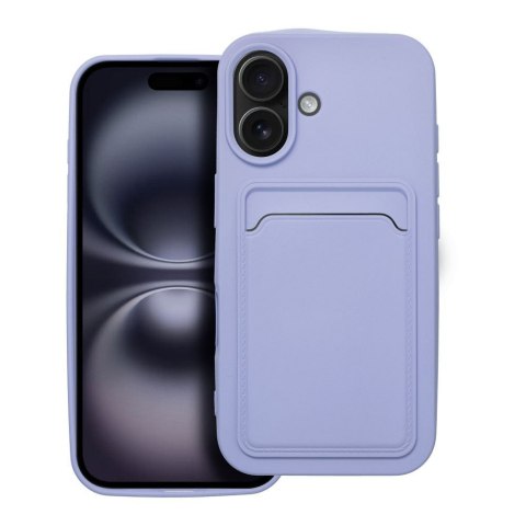 Etui CARD CASE do iPhone 16 fioletowy