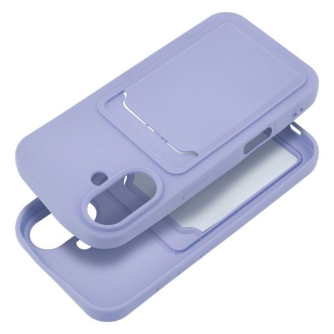 Etui CARD CASE do iPhone 16 fioletowy