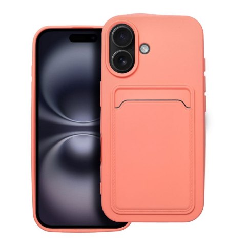 Etui CARD CASE do iPhone 16 różowy