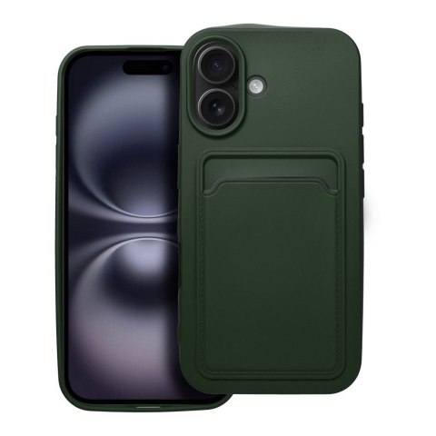 Etui CARD CASE do iPhone 16 zielony