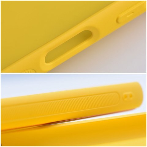 Etui LEATHER CASE skórzany do iPhone 15 Pro Max żółty