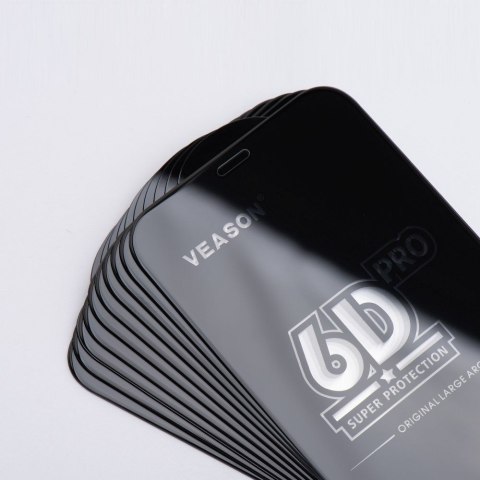 Szkło Hartowane 6D Pro Veason Glass (SET 10in1) - do Iphone 12 Pro Max czarny