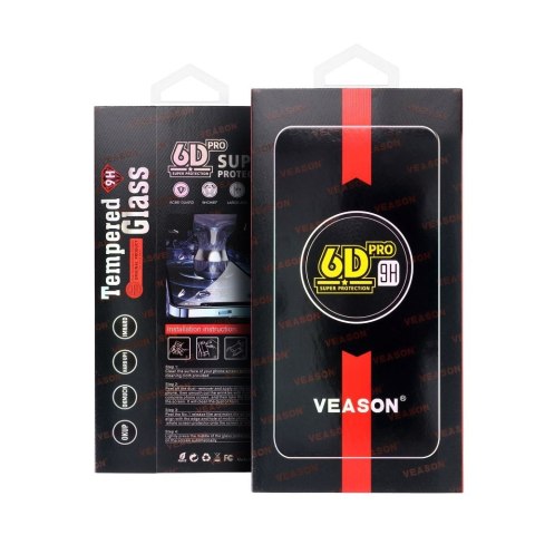 Szkło Hartowane 6D Pro Veason Glass - do Iphone 15 czarny