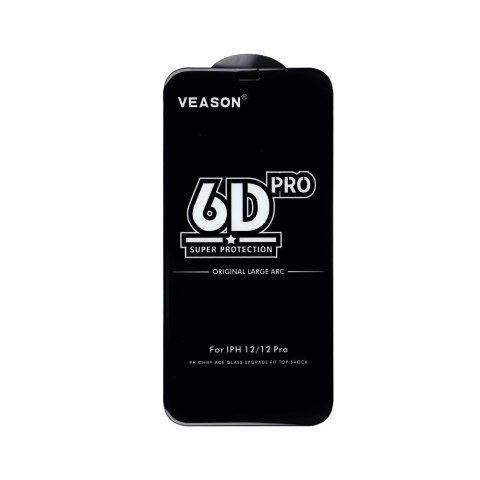 Szkło Hartowane 6D Pro Veason Glass - do Iphone 15 czarny