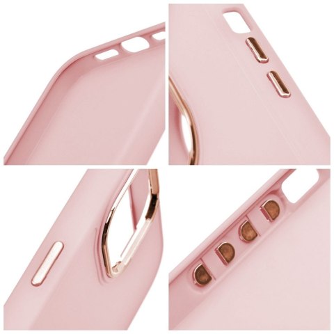 Etui FRAME do iPhone 11 pudrowy róż