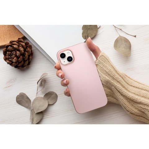 Etui FRAME do iPhone 11 pudrowy róż