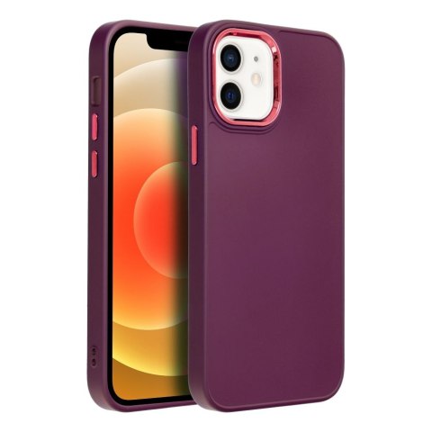 Futerał FRAME do IPHONE 12 / 12 Pro fioletowy