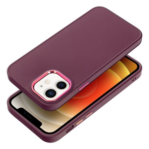 Futerał FRAME do IPHONE 12 / 12 Pro fioletowy