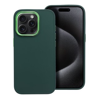 Etui FRAME do iPhone 15 Pro zielony