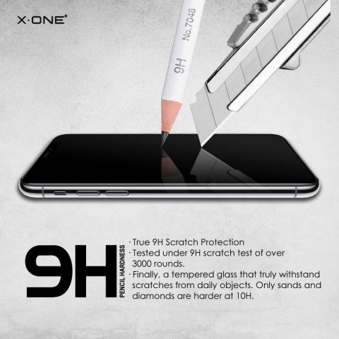 Szkło hartowane X-ONE 3D - do iPhone Xs/11 Pro czarny