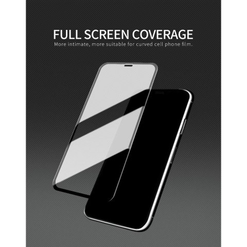 Szkło hartowane X-ONE Full Cover Extra Strong Crystal Clear - do iPhone 11 (full glue) czarny