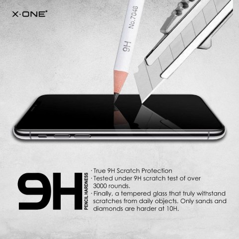 Szkło hartowane X-ONE Full Cover Extra Strong Matowe - do iPhone 11 Pro (full glue) czarny