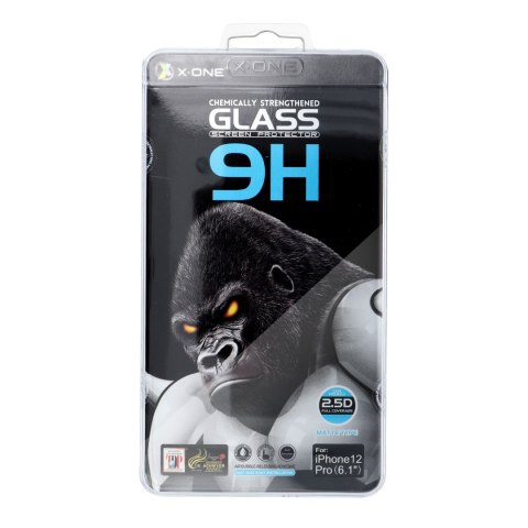 Szkło hartowane X-ONE Full Cover Extra Strong Matowe - do iPhone 15 Pro (full glue) czarny