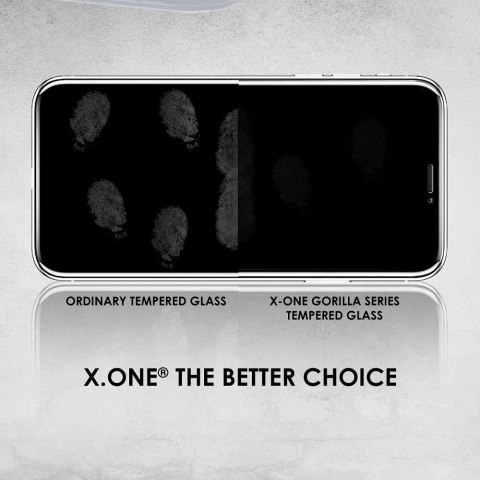 Szkło hartowane X-ONE Full Cover Extra Strong Matowe - do iPhone 16 Pro Max (full glue) czarny