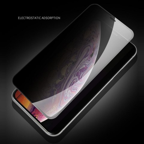 Szkło hartowane X-ONE Full Cover Extra Strong Privacy - do iPhone 16 Pro (full glue) czarny
