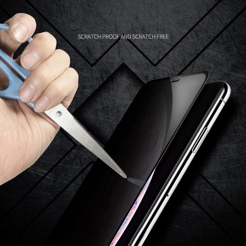 Szkło hartowane X-ONE Full Cover Extra Strong Privacy - do iPhone 16 Pro (full glue) czarny