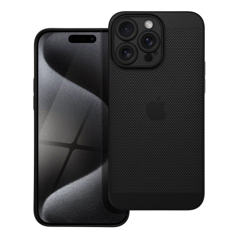 Etui BREEZY do iPhone 15 Pro Max czarny