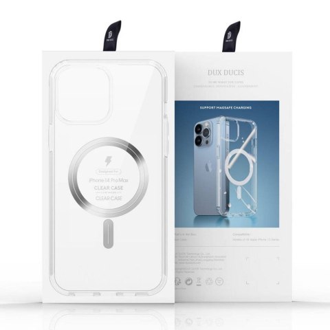 DUX DUCIS Etui CLIN MAG kompatybilny z MagSafe do iPhone 14 Pro Max transparentny