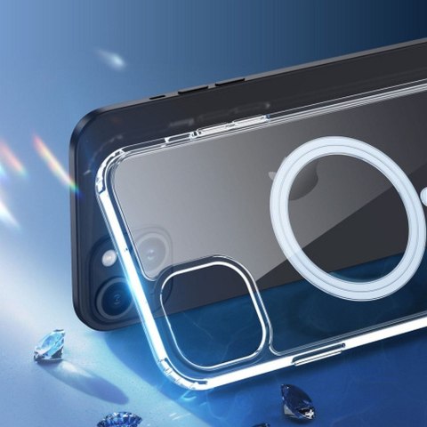 DUX DUCIS Etui CLIN MAG kompatybilny z MagSafe do iPhone 15 Plus transparentny