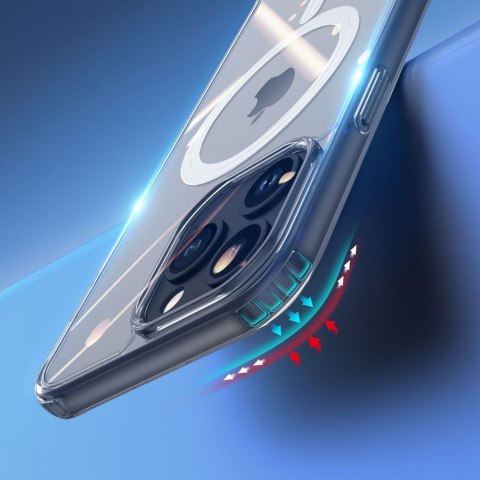 DUX DUCIS Etui CLIN MAG kompatybilny z MagSafe do iPhone 15 Pro Max transparentny