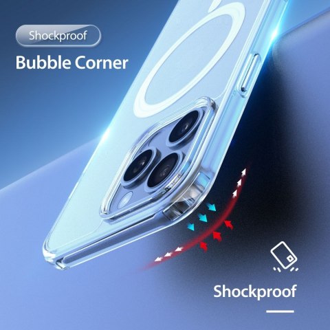 DUX DUCIS Etui CLIN MAG kompatybilny z MagSafe do iPhone 16 Pro transparentny