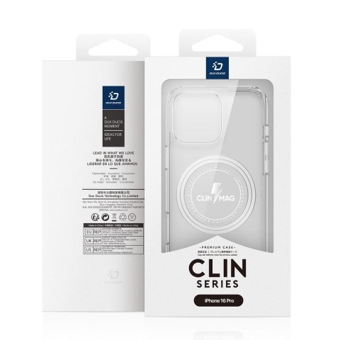 DUX DUCIS Etui CLIN MAG kompatybilny z MagSafe do iPhone 16 Pro transparentny