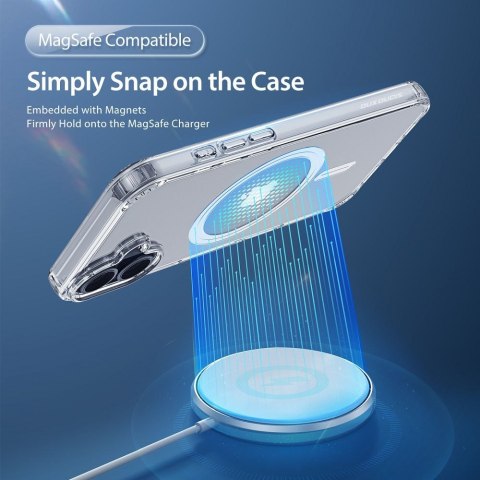 DUX DUCIS Etui CLIN MAG kompatybilny z MagSafe do iPhone 16 transparentny
