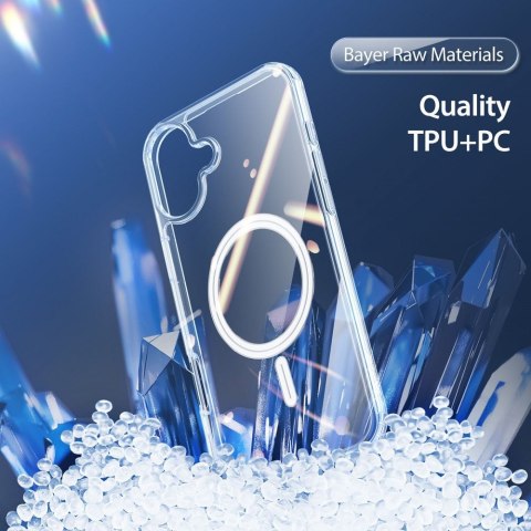DUX DUCIS Etui CLIN MAG kompatybilny z MagSafe do iPhone 16 transparentny