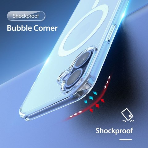 DUX DUCIS Etui CLIN MAG kompatybilny z MagSafe do iPhone 16 transparentny