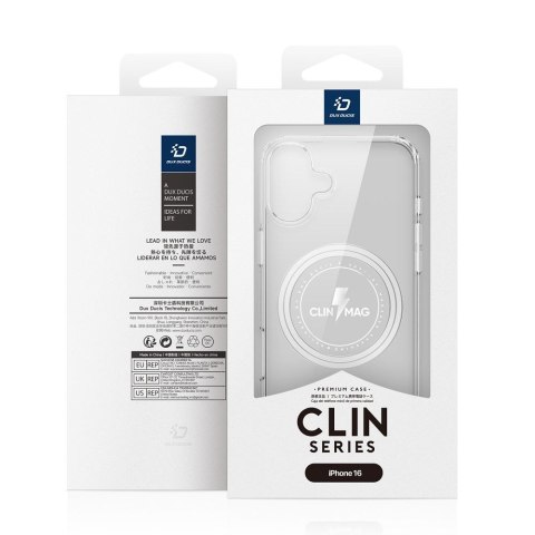 DUX DUCIS Etui CLIN MAG kompatybilny z MagSafe do iPhone 16 transparentny