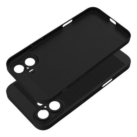 Etui BREEZY do iPhone 16 Plus czarny