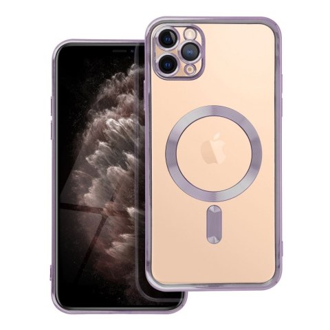 Etui ELECTRO MAG COVER kompatybilny z MagSafe do iPhone 11 Pro Max fioletowy